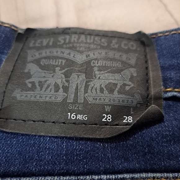 Levi's Performance 511 Slim Size 16 Reg 28×28 - Picture 10 of 11